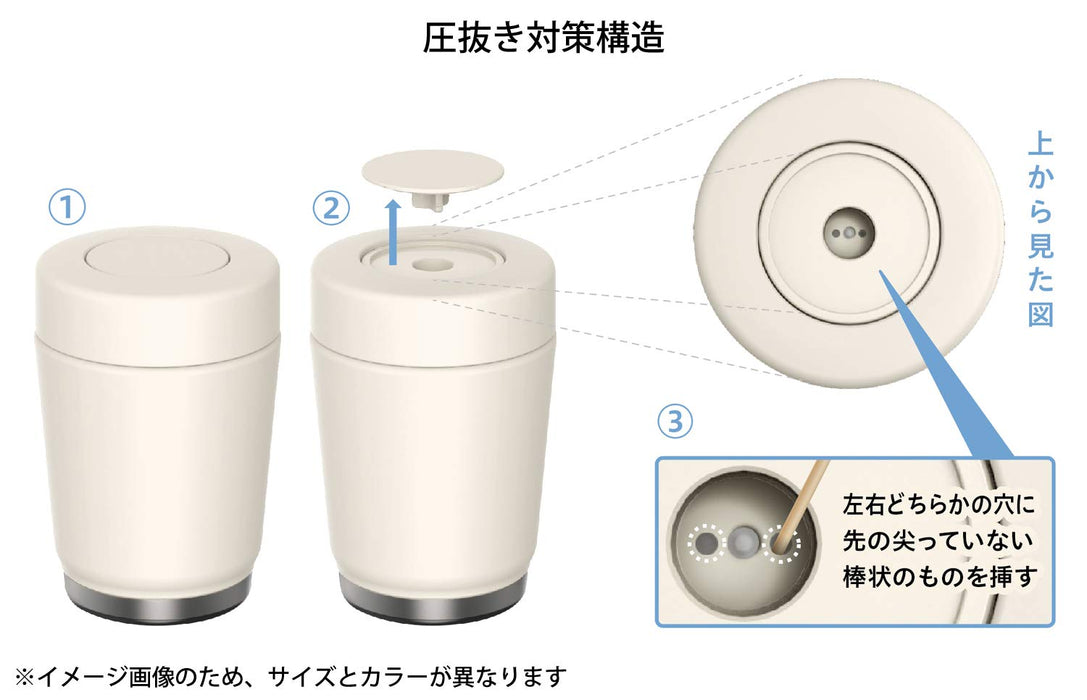 Peacock Thermos Industry Lunch Jar - Insulated 0.5L Khaki Japan Lk-50K-Kiichin - The #1 Place for Japanese Goods in Your Hand!