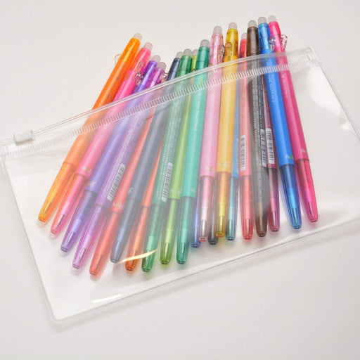 Pilot Frixion Ball Slim 0.38Mm 20 Color Set - Japan's Transparent Pen Case-Kiichin - The #1 Place for Japanese Goods in Your Hand!