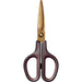 Premium Titanium Brown Scissors for Effortless Curved Cuts - Made in Japan-Kiichin - The #1 Place for Japanese Goods in Your Hand!