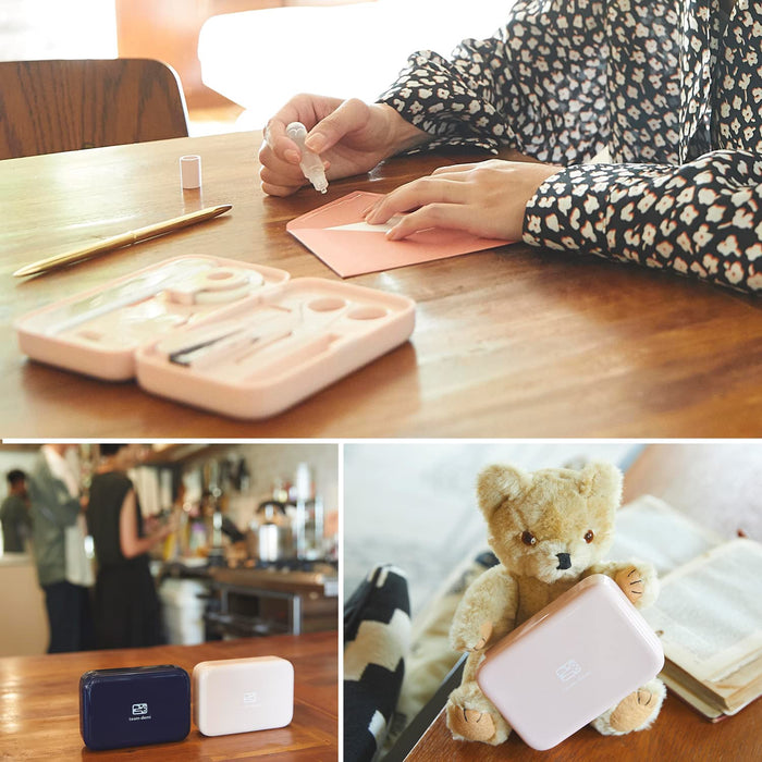 Plus Japan Team Demi Sakura Stationery Kit - TD-001 30-211 The Ultimate User-Friendly Stationery Set-Kiichin - The #1 Place for Japanese Goods in Your Hand!