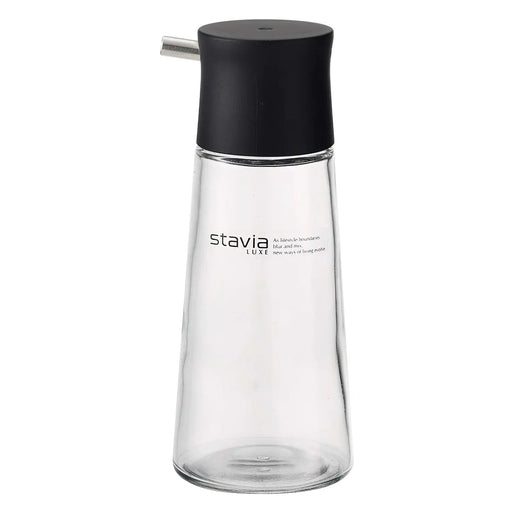Risu Stavia Luxe 140ml Black Glass Soy Sauce Cruet-Kiichin - The #1 Place for Japanese Goods in Your Hand!