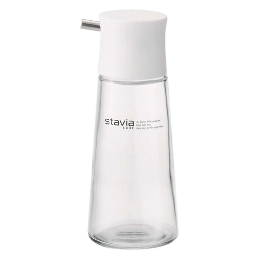 Risu Stavia Luxe 140ml Glass Soy Sauce Cruet - White-Kiichin - The #1 Place for Japanese Goods in Your Hand!