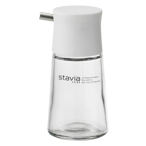 Risu Stavia Luxe 80ml Glass Soy Sauce Cruet - White-Kiichin - The #1 Place for Japanese Goods in Your Hand!