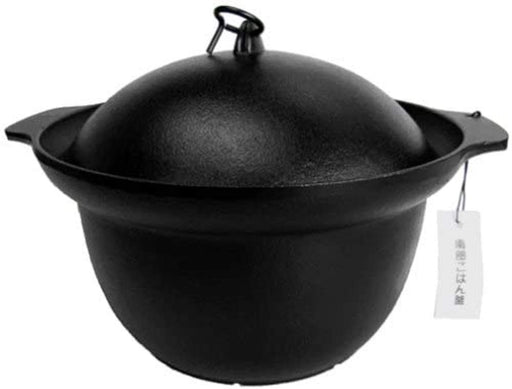 Seieido Nambu Rice Pot - 3 Cups, Japan, 130mm Bottom Diam, 175mm Inner Dim, 80mm Depth-Kiichin - The #1 Place for Japanese Goods in Your Hand!