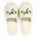 Senko Ivory Ladybug Slippers - Japanese Footwear 63618-Kiichin - The #1 Place for Japanese Goods in Your Hand!