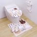 Senko Miffy Beige Toilet Lid Cover with Suction Sheet - Japan 65340-Kiichin - The #1 Place for Japanese Goods in Your Hand!