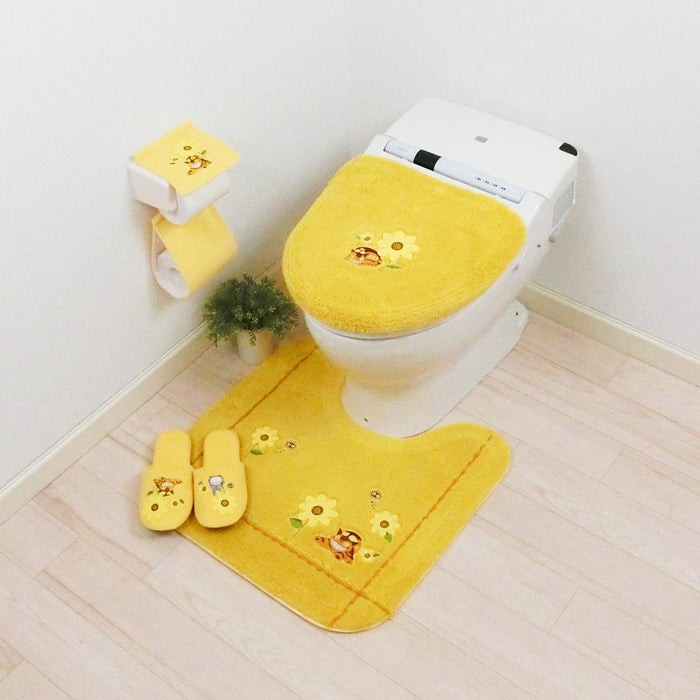 Senko Totoro Flower Bus Stop Paper Holder Cover - Yellow Cat Ghibli Japan 66797-Kiichin - The #1 Place for Japanese Goods in Your Hand!