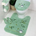 Senko Japan Totoro Forest Wind Toilet Mat - Green 80X60Cm-Kiichin - The #1 Place for Japanese Goods in Your Hand!