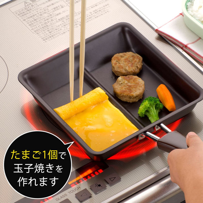 Shimomura Kihan 31370 Double Grill Iron Frying Pan-Kiichin - The #1 Place for Japanese Goods in Your Hand!