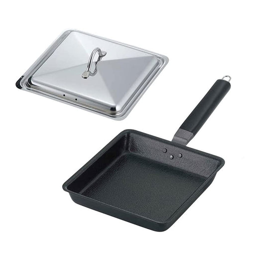 Shimomura Planning And Sales Gyoza Pot 39000 Square Frying Pan with Lid-Kiichin - The #1 Place for Japanese Goods in Your Hand!