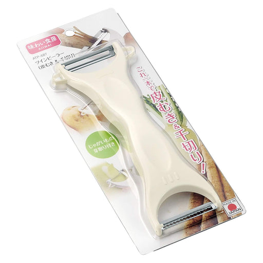 Shimomura Kougyou Ajishokubo Twin Peeler ATP-687 Made in Japan-Kiichin - The #1 Place for Japanese Goods in Your Hand!
