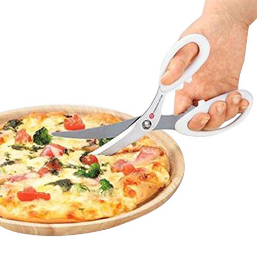 Shimomura Kogyo Kz-402 Dishwasher Safe Curved Blade Scissors Made in Japan Niigata Tsubame-Sanjo-Kiichin - The #1 Place for Japanese Goods in Your Hand!