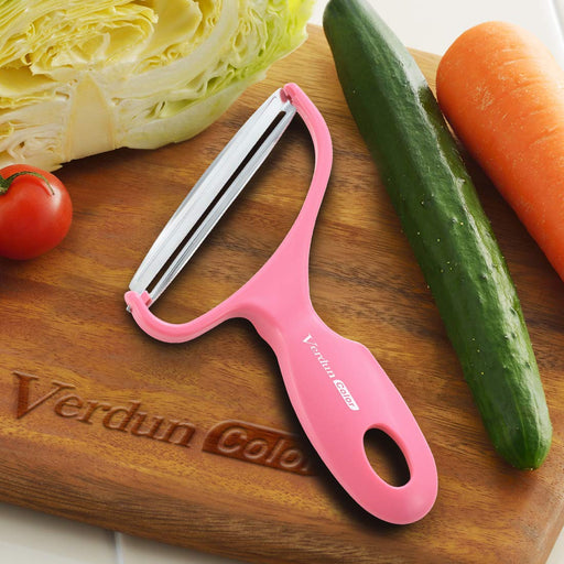 Shimomura Kogyo VCW-01P Japan Verdun Cabbage Peeler Pink Dishwasher Safe-Kiichin - The #1 Place for Japanese Goods in Your Hand!