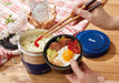 Skater Japan Stainless Steel Bento Box - Blue Thermal Lunch Bowl-Kiichin - The #1 Place for Japanese Goods in Your Hand!