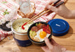 Skater Japan Stainless Steel Bento Box - Blue Thermal Lunch Bowl-Kiichin - The #1 Place for Japanese Goods in Your Hand!