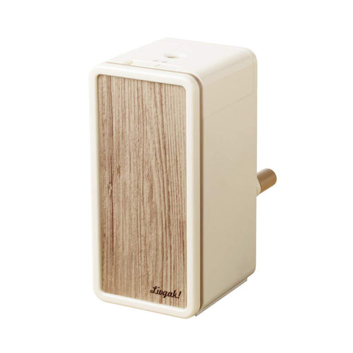 Sonic Japan Toppin Manual Pencil Sharpener - Slim Ivory (LV-4635-I)-Kiichin - The #1 Place for Japanese Goods in Your Hand!