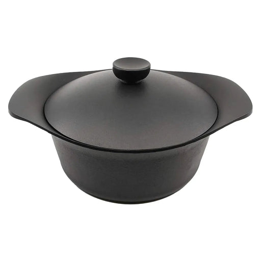 Nihon Yoshokki 22Cm Cast Iron Induction Casserole with Lid & Fork-Kiichin - The #1 Place for Japanese Goods in Your Hand!