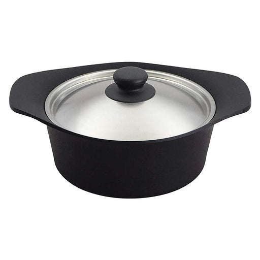 Nihon Yoshokki 22Cm Cast Iron Induction Deep Casserole with Stainless Steel Lid-Kiichin - The #1 Place for Japanese Goods in Your Hand!
