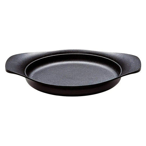 Nihon Yoshokki 22Cm Cast Iron Induction Oil Pan Griddle with Steel Lid-Kiichin - The #1 Place for Japanese Goods in Your Hand!