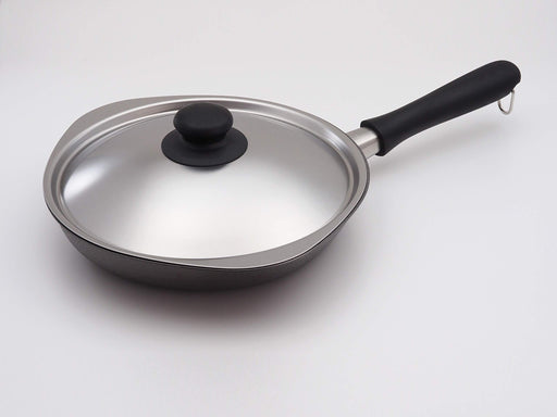Sori Yanagi 25Cm Iron Frying Pan with Lid - IH Compatible, Double Fiber Line, Nitriding-Kiichin - The #1 Place for Japanese Goods in Your Hand!