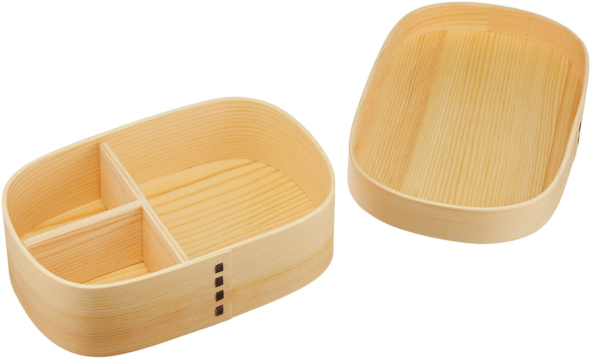 Ruozhao Japan Magewappa Square Length One-Step Lunch Box - Natural and User-Friendly-Kiichin - The #1 Place for Japanese Goods in Your Hand!