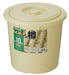 Squirrel 10L Ivory Round Pickles Barrel - Made In Japan - Sanitary Test Passed-Kiichin - The #1 Place for Japanese Goods in Your Hand!