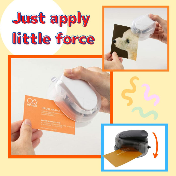 Sun-Star Stationery Kadomaru Pro Neo Black Corner Cutter - Japan-Kiichin - The #1 Place for Japanese Goods in Your Hand!