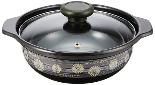 Takagi Metal Japan Kinzoku 18Cm 2-Handed Pot Enamel IH Tabletop - 1 Person Yayoi Ha-Y18-Kiichin - The #1 Place for Japanese Goods in Your Hand!