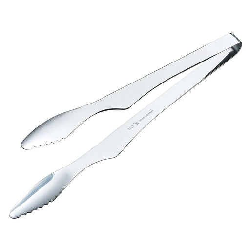 Teruhime BBQ Tongs - 28cm Stainless Steel Grilling Utensil-Kiichin - The #1 Place for Japanese Goods in Your Hand!