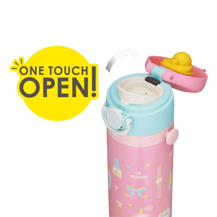 Thermos Japan 500Ml Pink Joi-500P Vacuum Insulated Kids Mobile Mug-Kiichin - The #1 Place for Japanese Goods in Your Hand!
