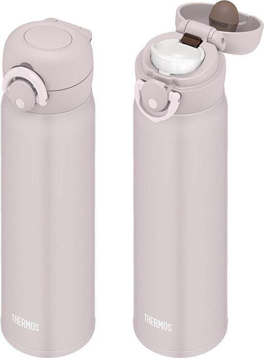 Thermos 500ml Vacuum Insulated Water Bottle - Japan Jnr-501Ltd Pgg Pink Greige-Kiichin - The #1 Place for Japanese Goods in Your Hand!