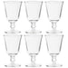 Toyo Sasaki Glass 6-Piece Mini Stem Sake Cup Set - 70ml, Dishwasher Safe-Kiichin - The #1 Place for Japanese Goods in Your Hand!