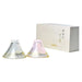 Toyo Sasaki Glass Mount Fuji Glass Set with Gold Sake Cup - Blue-Kiichin - The #1 Place for Japanese Goods in Your Hand!