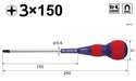 Vessel Japan 150 220 Ball Grip Driver +3-Kiichin - The #1 Place for Japanese Goods in Your Hand!
