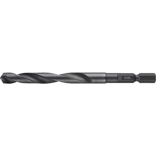 Vessel KMD-8.0 Drill Bit 8.0mm for Ironwork-Kiichin - The #1 Place for Japanese Goods in Your Hand!