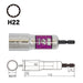 Vessel La202211 12x22 Deep Hole Socket for Bolts & Nuts-Kiichin - The #1 Place for Japanese Goods in Your Hand!