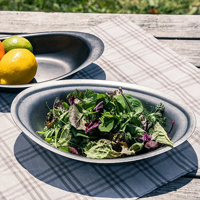 Aoyoshi Small Curry Plate - Vintage Inox Stainless Steel from Japan-Kiichin - The #1 Place for Japanese Goods in Your Hand!