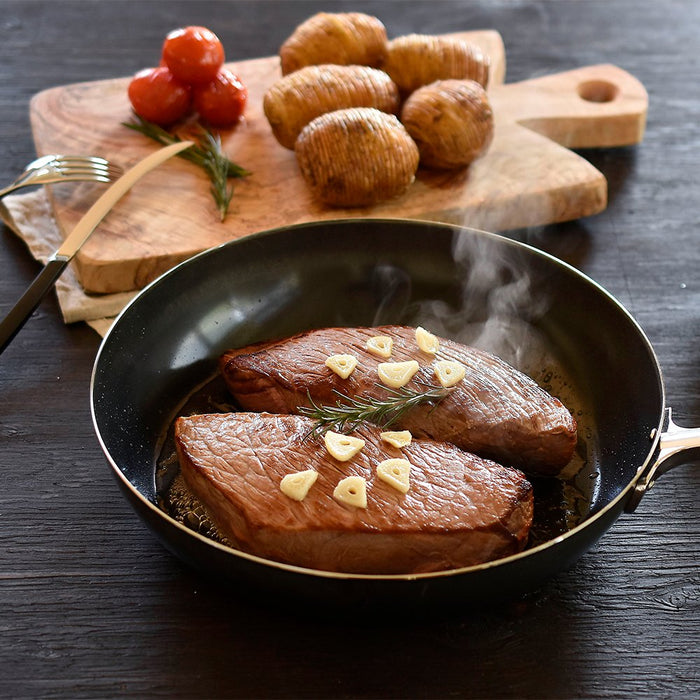 Premium 26cm Iron Black Leather Frying Pan - Japan IH/Gas Compatible - Wahei Freiz-Kiichin - The #1 Place for Japanese Goods in Your Hand!