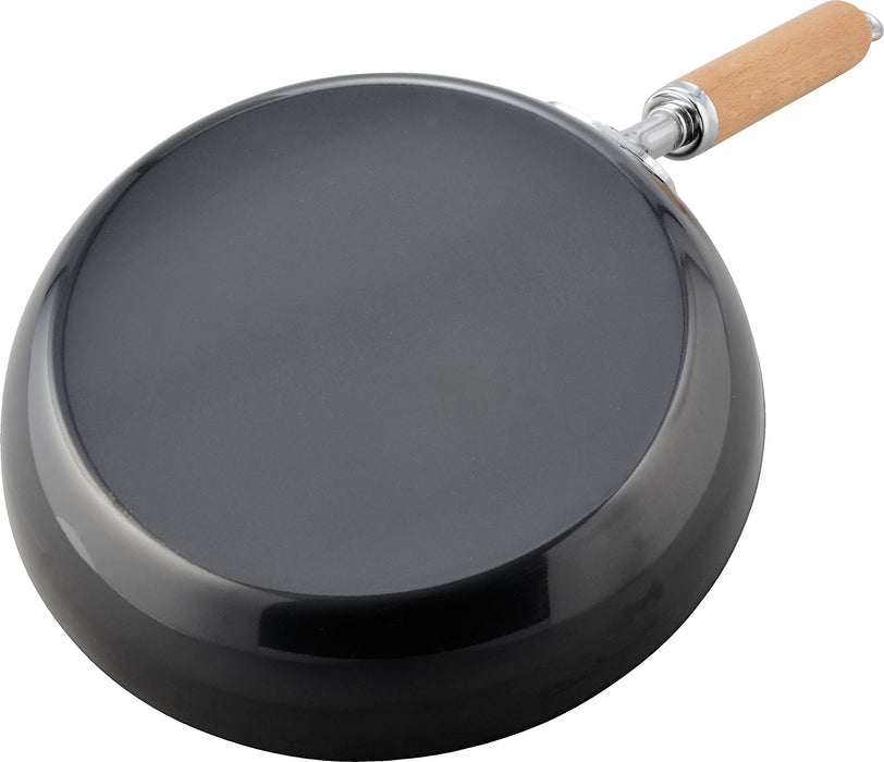 Premium 26cm Iron Black Leather Frying Pan - Japan IH/Gas Compatible - Wahei Freiz-Kiichin - The #1 Place for Japanese Goods in Your Hand!