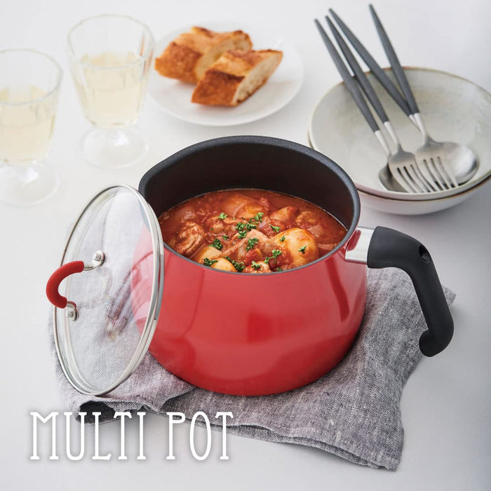 Wahei Freiz Multi Pot L Size 16Cm 3L Ih Compatible Rice Milk Frying Pot-Kiichin - The #1 Place for Japanese Goods in Your Hand!