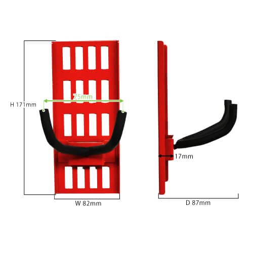 Wakabayashi Factory Wall Bijin Gh-02W Guitar Hanger - Plaster Boards White-Kiichin - The #1 Place for Japanese Goods in Your Hand!