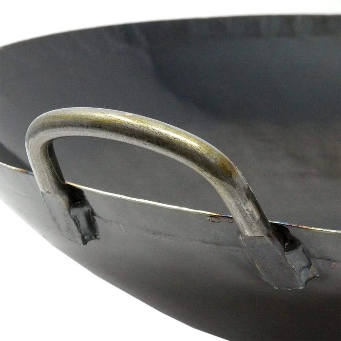 Yamada 39Cm Double-Handle Wok - Authentic Japanese Iron Cookware, 1.2Mm Thickness-Kiichin - The #1 Place for Japanese Goods in Your Hand!