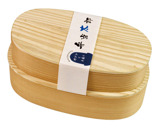 Yamaco Bento Taro 2-Tier Lunch Box 891276 - Natural, Made in Japan-Kiichin - The #1 Place for Japanese Goods in Your Hand!