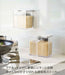 Yamazaki Industrial Japan Magnet Seasoning Stocker - White Tower Container-Kiichin - The #1 Place for Japanese Goods in Your Hand!