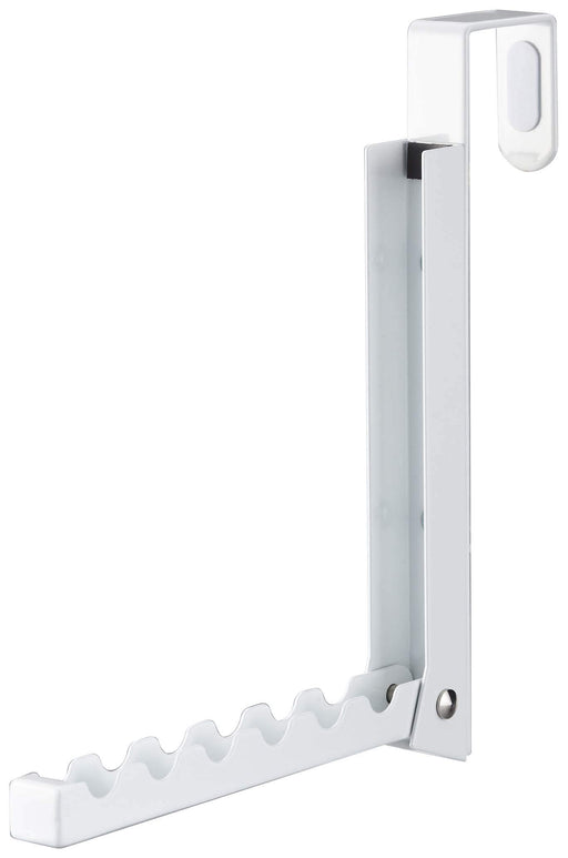 Yamazaki Industrial Smart White Folding Door Hanger - 2X7 to 20.5X20Cm-Kiichin - The #1 Place for Japanese Goods in Your Hand!