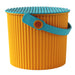 Sceltevie Japan Yawata Kasei Mini Bucket with Lid, 4L, Orange-Kiichin - The #1 Place for Japanese Goods in Your Hand!