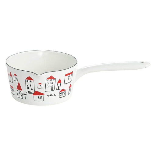 Yutaka Horo Plune Enameled Milk Pan - Premium Kitchen Essential-Kiichin - The #1 Place for Japanese Goods in Your Hand!