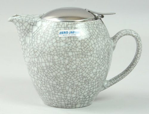 Zero Japan Crackle Colors Teapot for 4 People - White (W170xD110xH123mm)-Kiichin - The #1 Place for Japanese Goods in Your Hand!