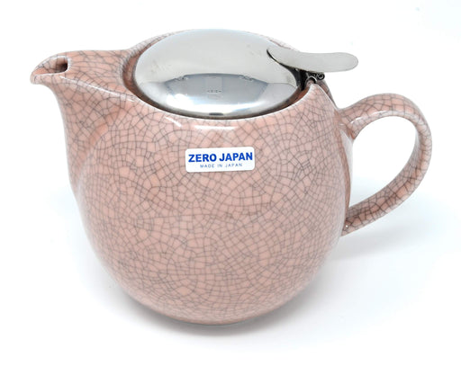 Zero Japan 5-Person Crackle Colors Teapot - Pink, W166xD120xH115mm-Kiichin - The #1 Place for Japanese Goods in Your Hand!