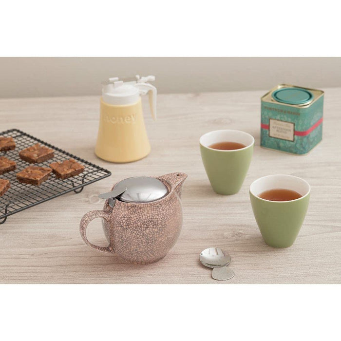 Zero Japan 3-Person Crackle Color Teapot - Artisan Pink-Kiichin - The #1 Place for Japanese Goods in Your Hand!